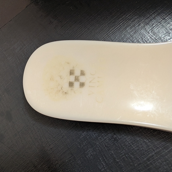 Vince Camuto Cream Studded Women's Slide Sandals - Picture 4 of 5